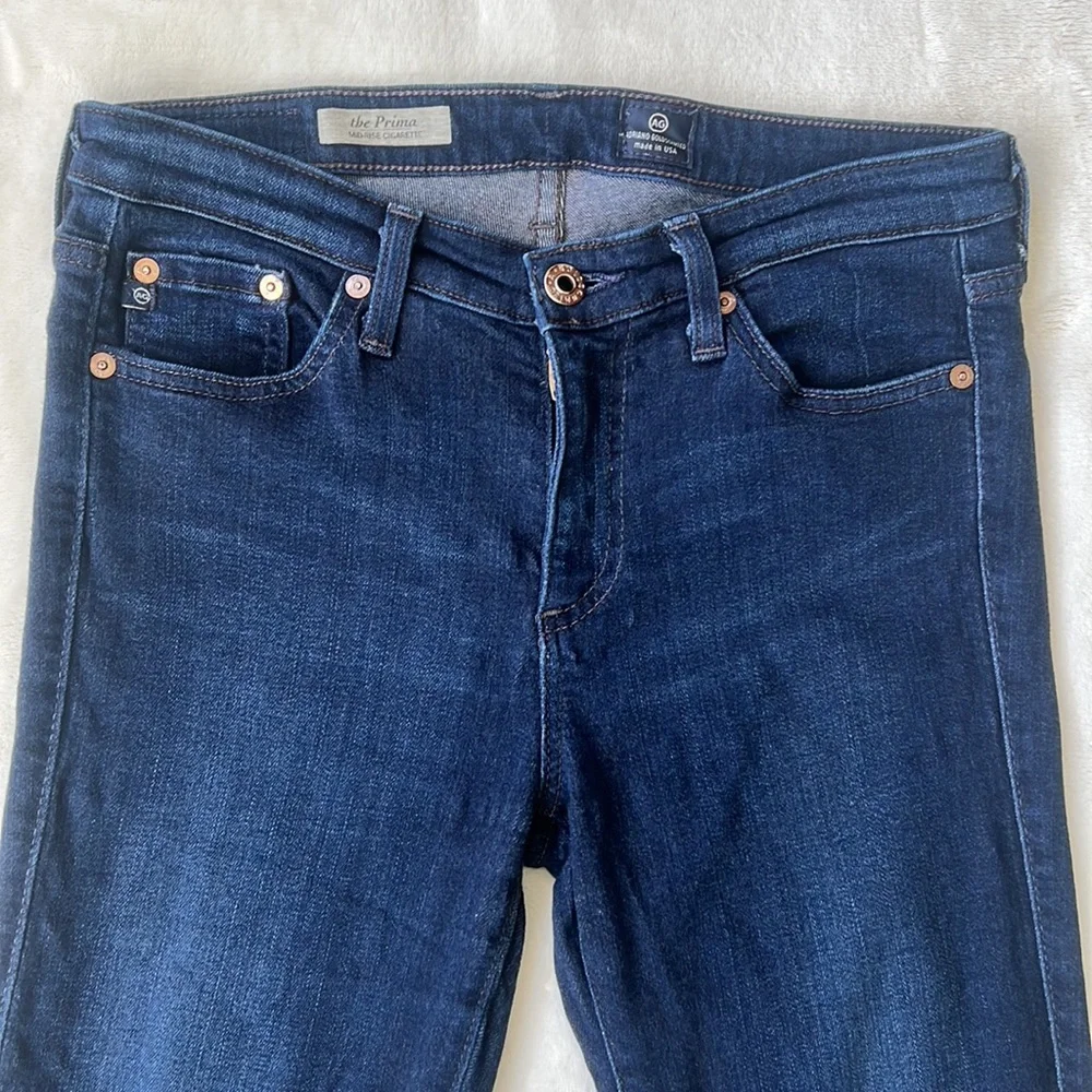 AG Adriano Goldschmied the Prima, mid rise cigarette jeans